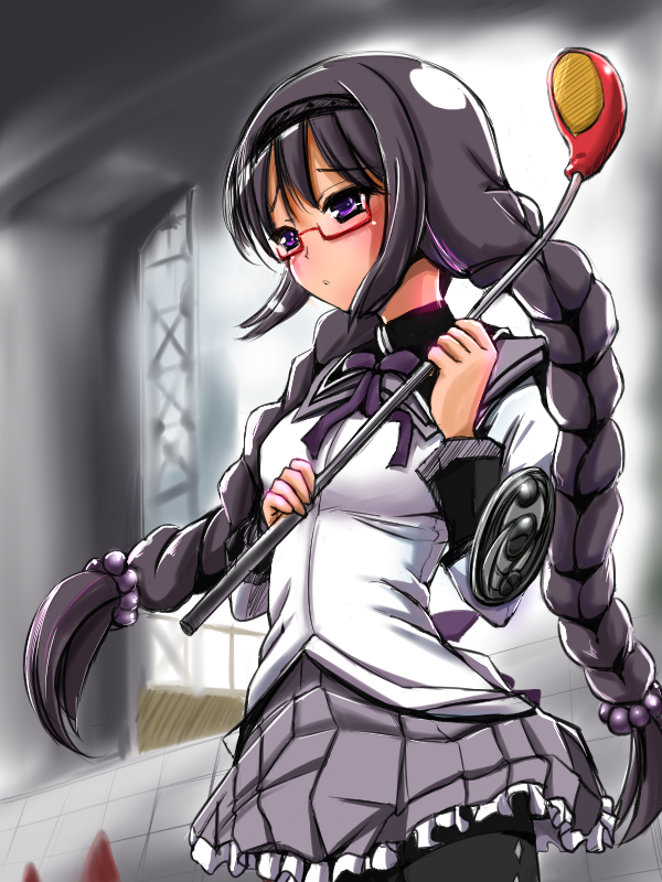 akemi homura (mahou shoujo madoka magica) drawn by marneko