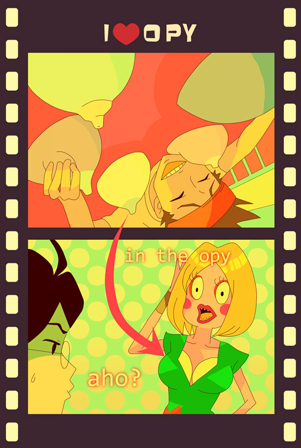watashi, ozu, and jougasaki (yojouhan shinwa taikei) drawn by toadstool_nico