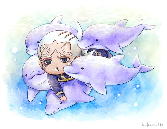 enrico pucci (jojo no kimyou na bouken and 1 more) drawn by dyresbroom