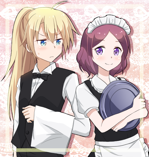 yagami kou and tooyama rin (new game!) drawn by tissy_(mickey)