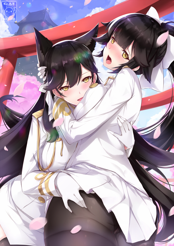 atago and takao (azur lane) drawn by gainoob