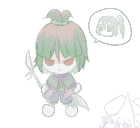 adagumo no saragimaru and adagumo no yaorochi (len'en) drawn by 21scorpii