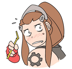 brigitte (overwatch and 1 more) drawn by vashperado