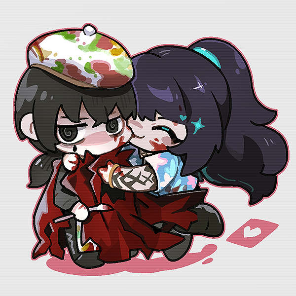 yi sang and hong lu (project moon and 1 more) drawn by flaw_eight