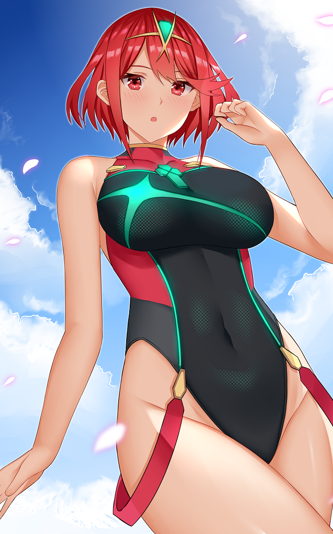 pyra (xenoblade chronicles and 1 more) drawn by arind_yudha