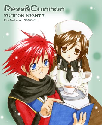 rexx and cunnon (summon night and 1 more) drawn by sakura_mio_(vent)