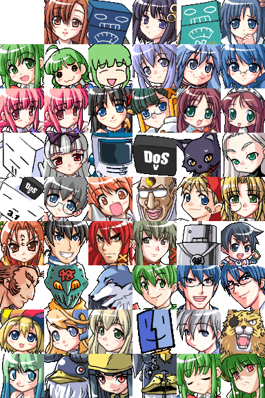 xp-tan, me-tan, 2k-tan, 3.1-tan, 95-tan, and 15 more (os-tan and 3 more) drawn by akaneya