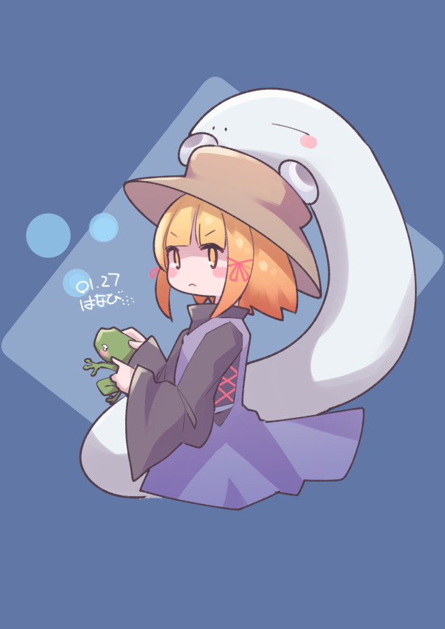 moriya suwako and mishaguji (touhou) drawn by umenodo