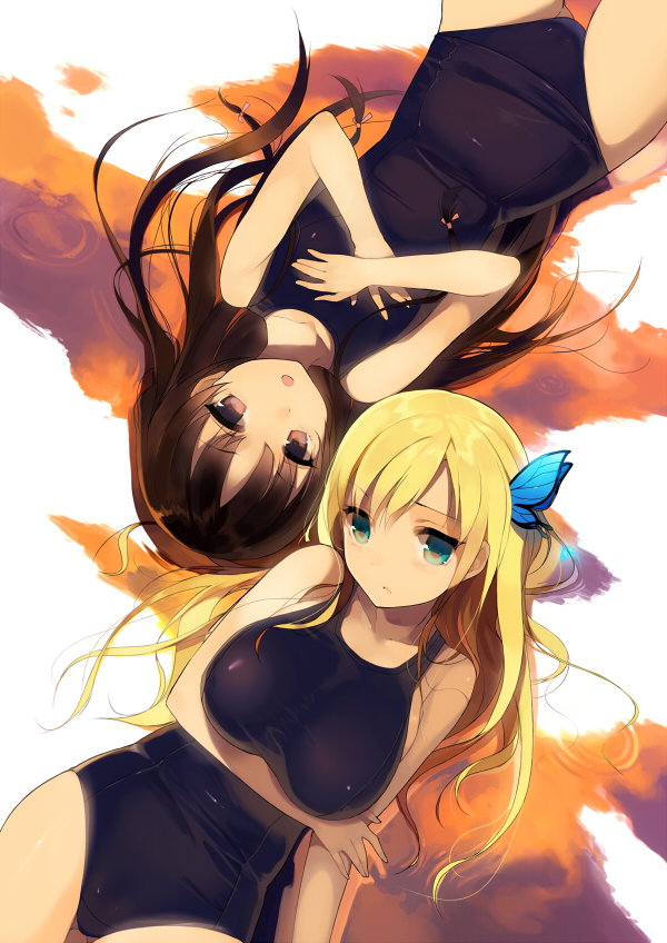 kashiwazaki sena and mikazuki yozora (boku wa tomodachi ga sukunai) drawn by sasamori_tomoe