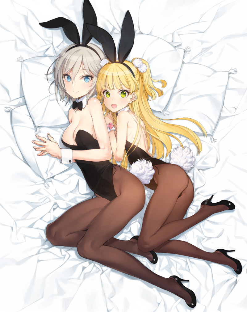 anastasia and jougasaki rika (idolmaster and 1 more) drawn by oyari_ashito