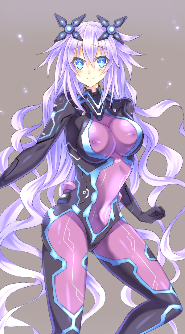 purple heart and next purple (neptune and 1 more) drawn by hinano_(tuna_neko33)