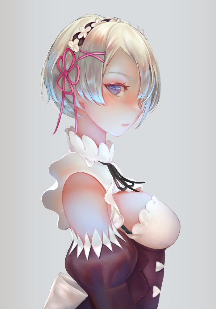 rem (re:zero kara hajimeru isekai seikatsu) drawn by preview_(preview0)
