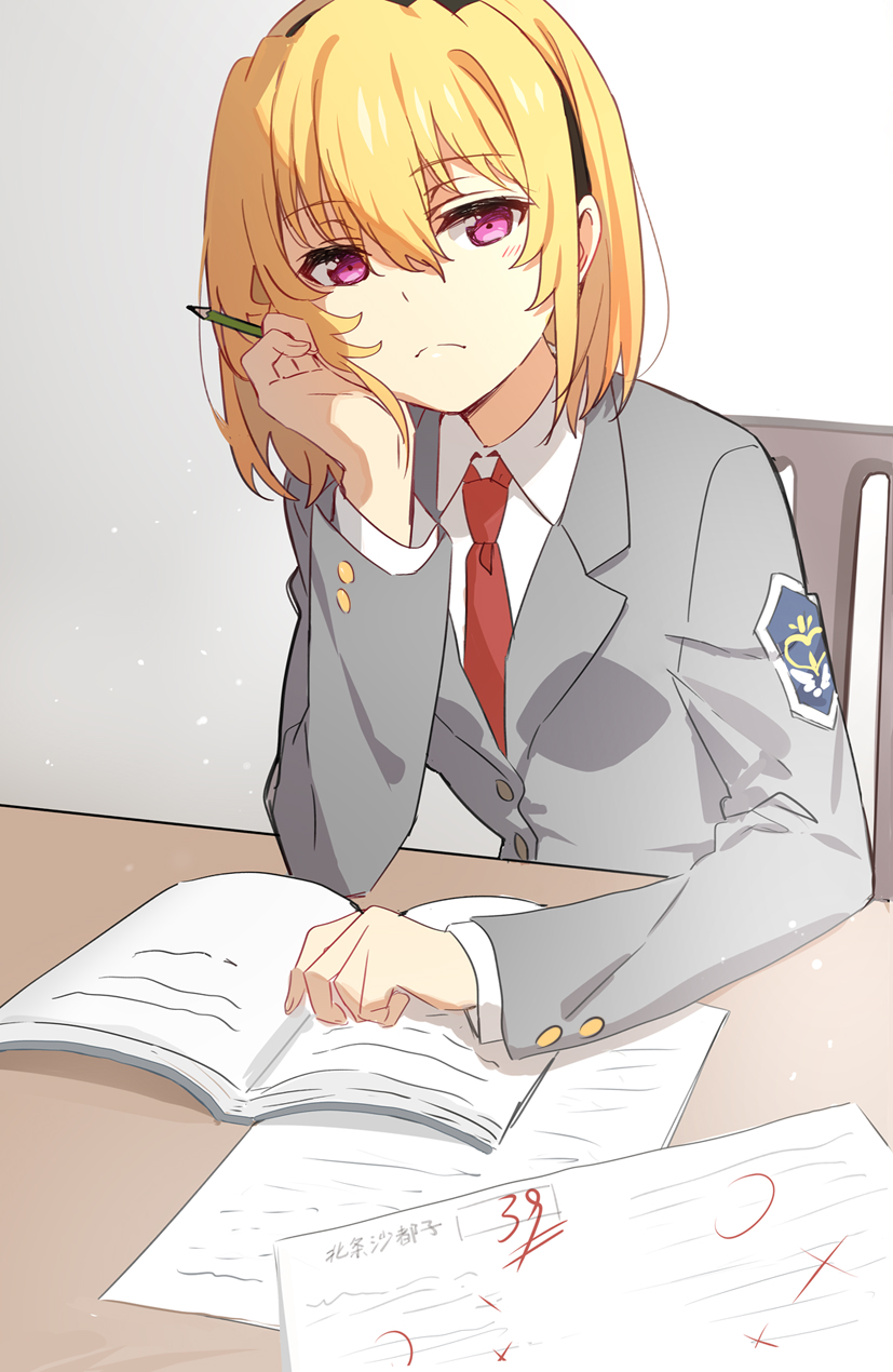 houjou satoko (higurashi no naku koro ni and 1 more) drawn by usamin_(megumikira)