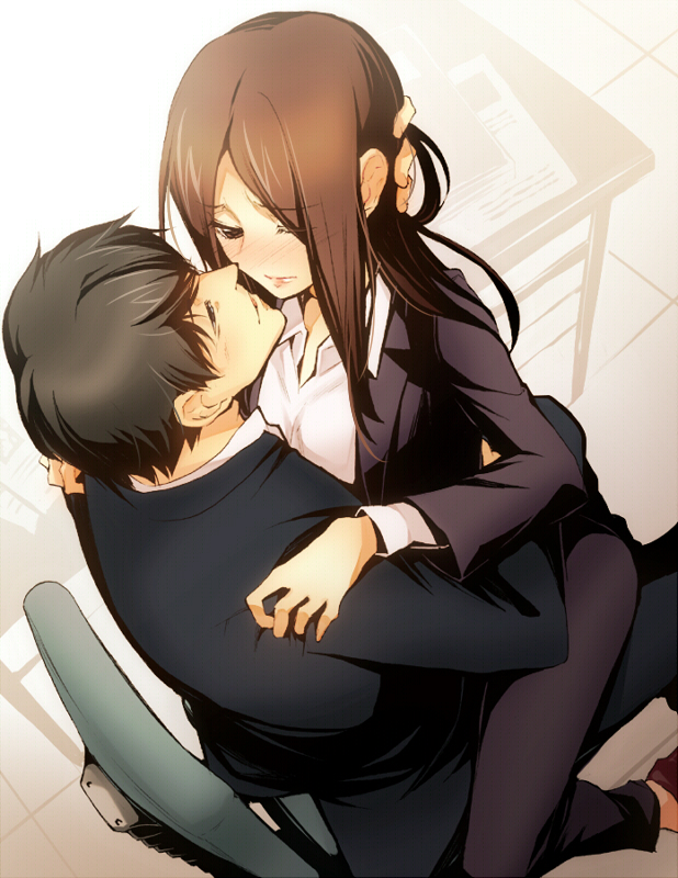 kikuta kazuo and himekawa reiko (strawberry night and 1 more) drawn by sasachin_(k+w)