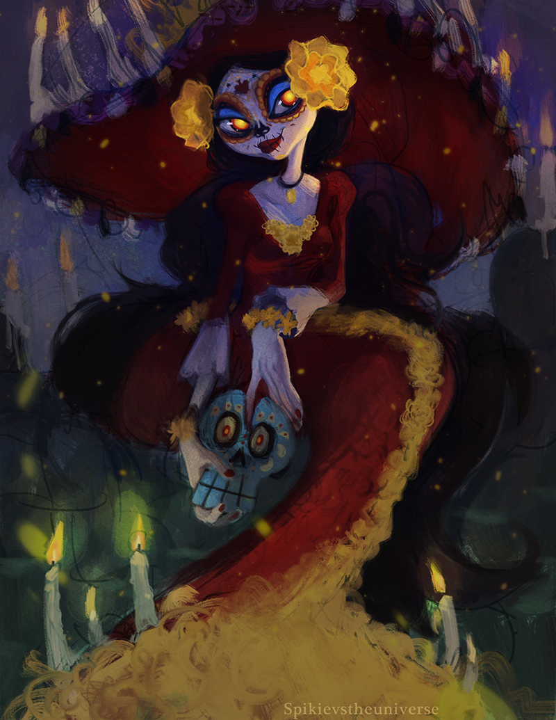 la muerte (the book of life) drawn by spikie