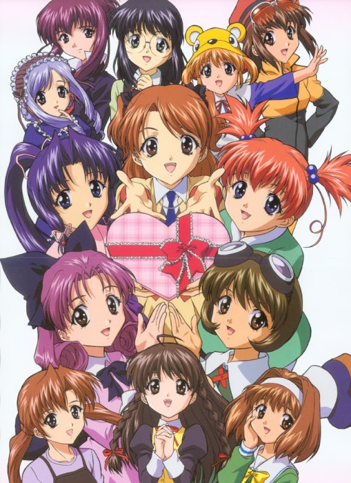 chikage, sakuya, karen, aria, kaho, and 8 more (sister princess)