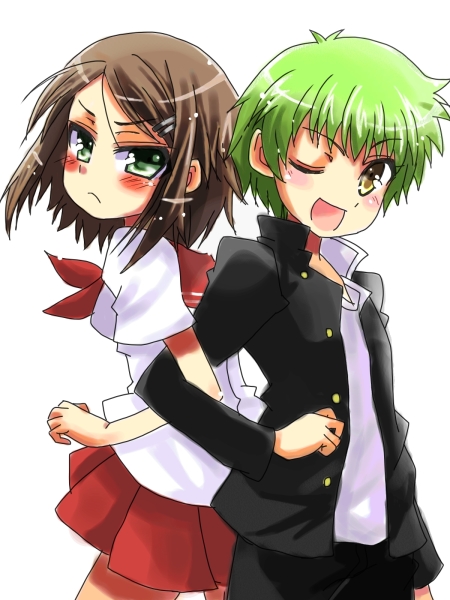 kinoshita yuuko and kudou aiko (baka to test to shoukanjuu) drawn by okita_yuuichi