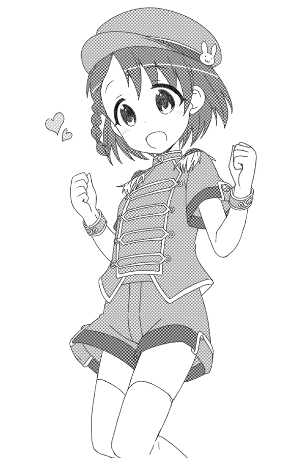 sasaki chie (idolmaster and 1 more) drawn by takami_ryou