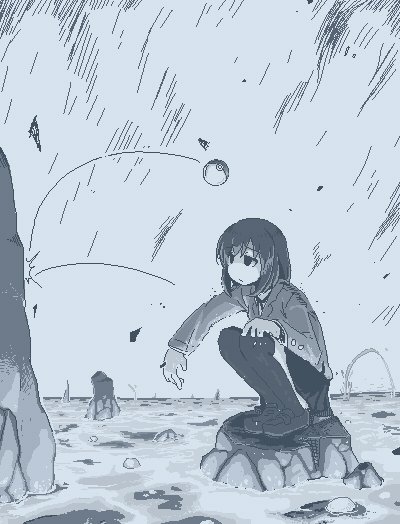 suicidal girl (original and 1 more) drawn by hamsterfragment
