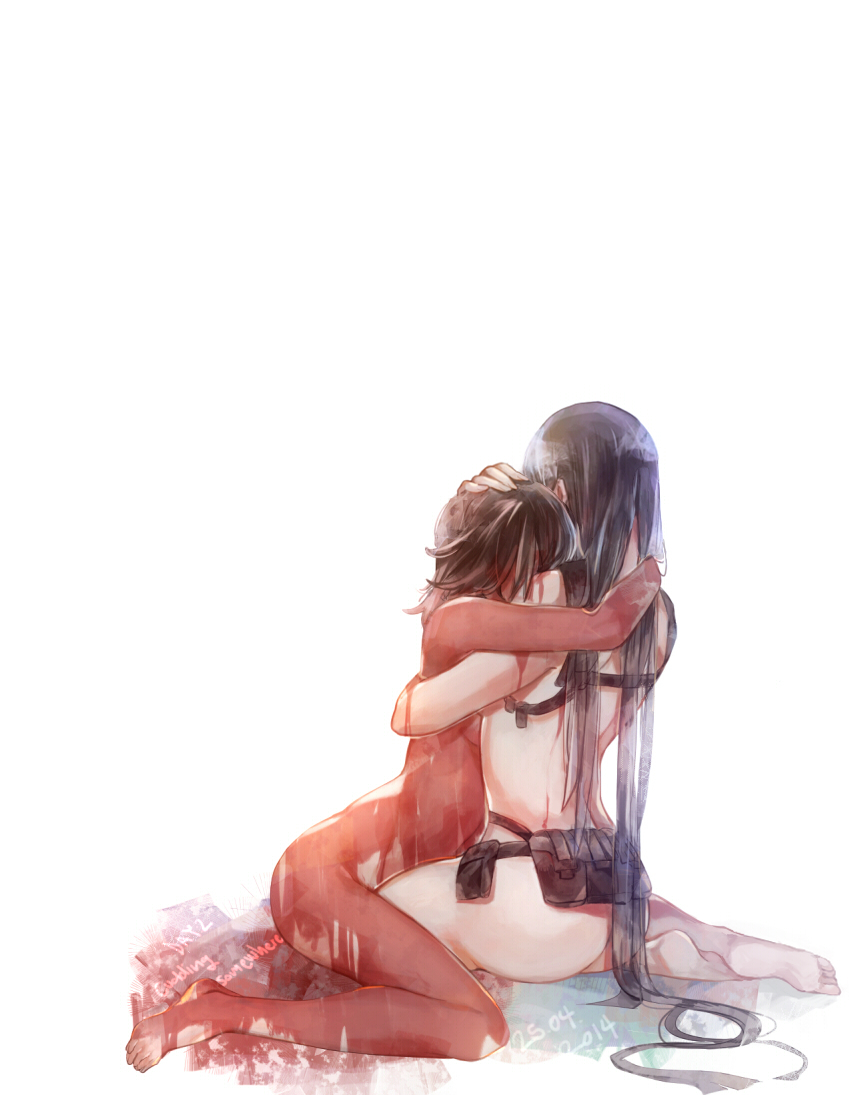 matoi ryuuko and kiryuuin satsuki (kill la kill) drawn by allenkung1