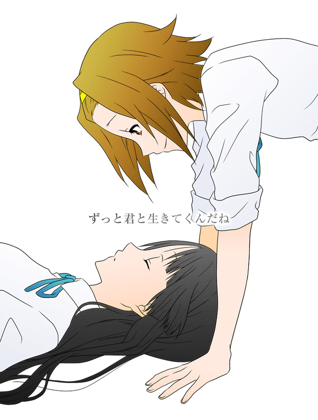akiyama mio and tainaka ritsu (k-on!) drawn by udon_(shiratama)