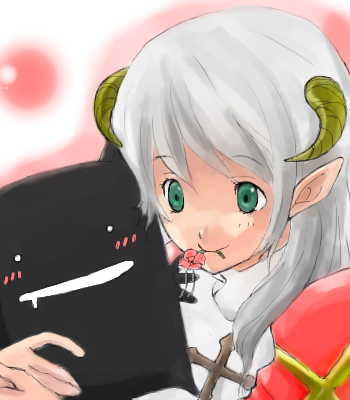 high priest and deviruchi (ragnarok online) drawn by koma_mama
