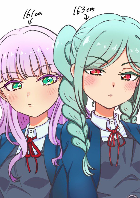 wien margarete and onitsuka tomari (love live! and 1 more) drawn by bee_(j2ooeah1yk5bv49)
