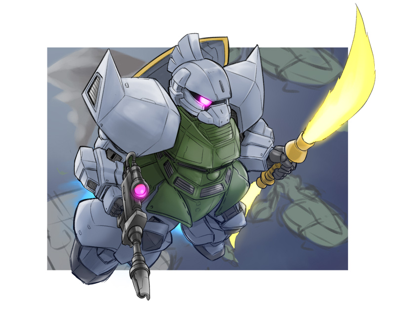 gelgoog and musai (gundam and 2 more) drawn by kubotami