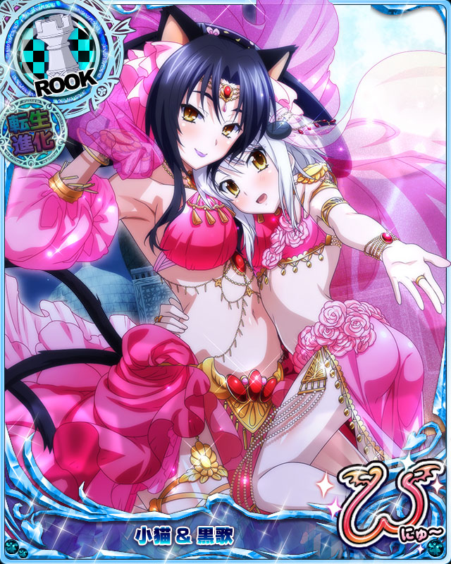 kuroka and toujou koneko (high school dxd and 1 more)