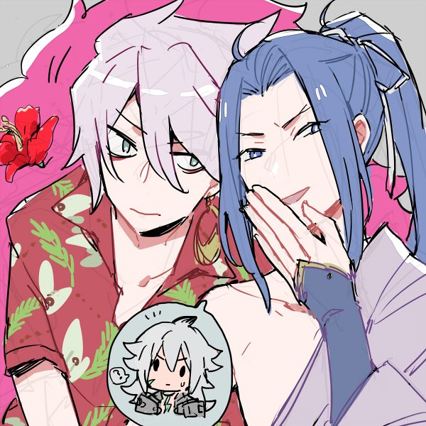 karna, siegfried, and sasaki kojirou (fate and 3 more) drawn by miyoshi_(m-mallow)