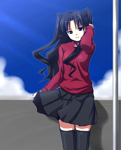 tohsaka rin (fate and 1 more) drawn by senji_(tegone_spike)