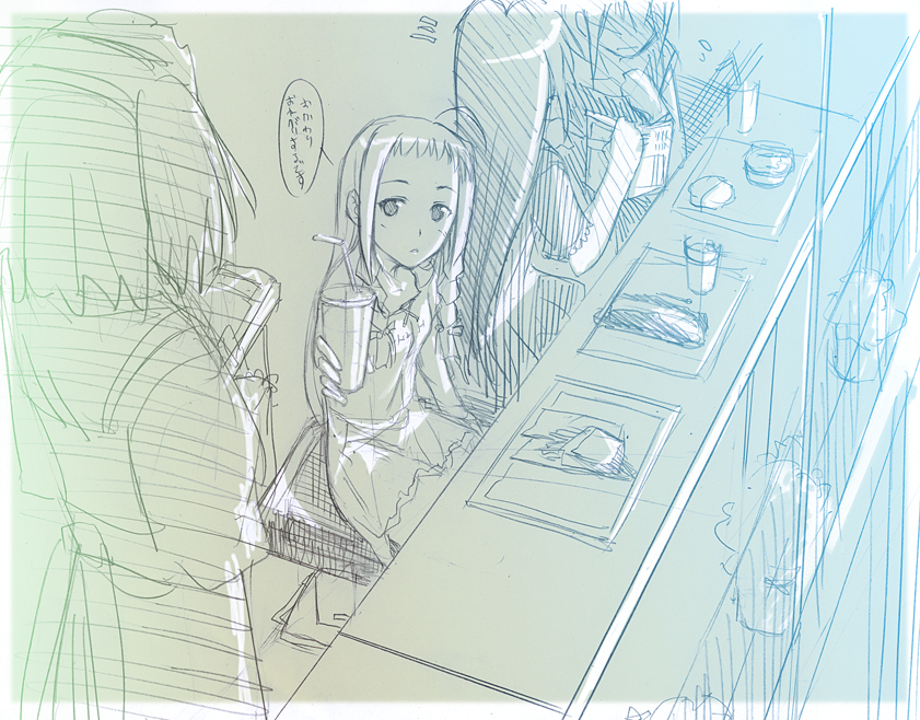 miyazaki nodoka, ayase yue, and saotome haruna (mahou sensei negima!) drawn by puyo_(puyotopia)