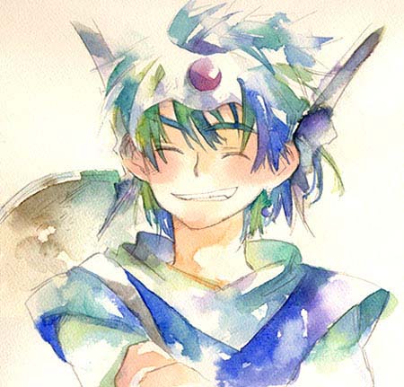hero (dragon quest and 1 more) drawn by migii_(tenra_banshou)