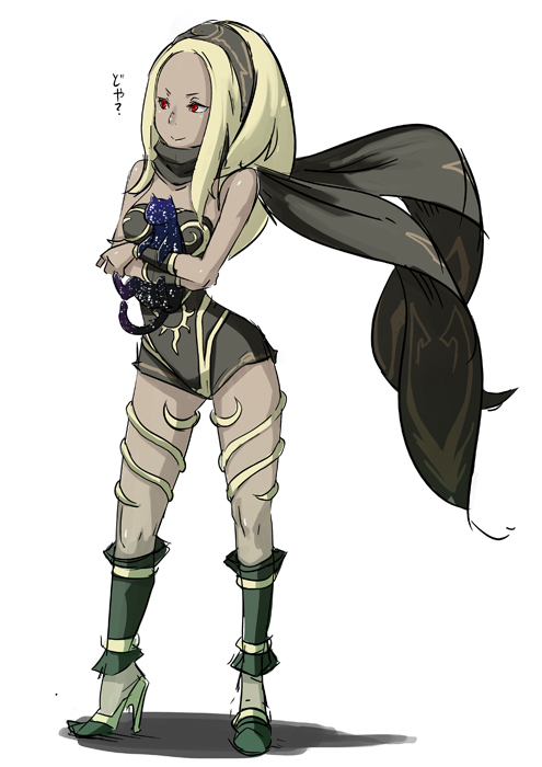 kitten and dusty (gravity daze) drawn by butcha-u