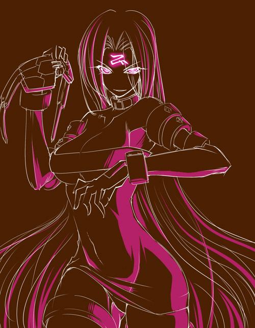 medusa (fate and 1 more) drawn by fue_(rhomphair)