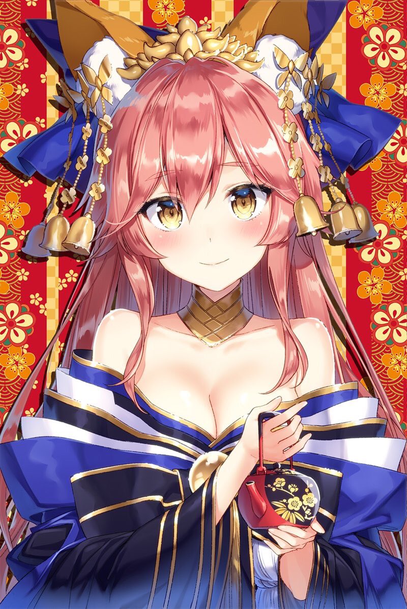 tamamo and tamamo no mae (fate and 2 more) drawn by masuishi_kinoto