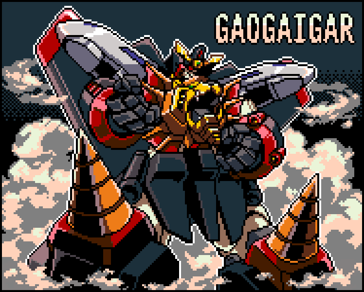 gaogaigar (yuusha series and 1 more) drawn by okuya