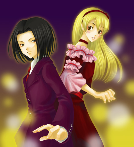 kujou subaru and taiga shinjirou (sakura taisen and 1 more) drawn by cogwheel