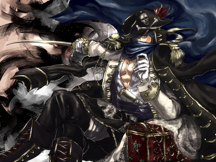 kaito (vocaloid and 1 more) drawn by homex