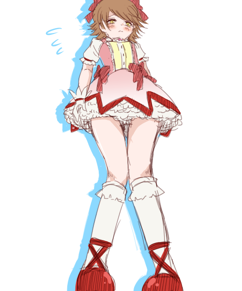 kaname madoka and fujisaki chihiro (mahou shoujo madoka magica and 2 more) drawn by peke_(pico221)