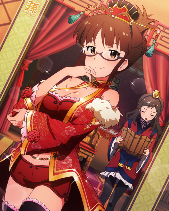 akizuki ritsuko and kitazawa shiho (idolmaster and 1 more)