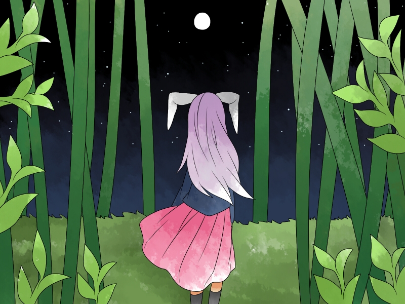 reisen udongein inaba (touhou) drawn by hammer_(sunset_beach)