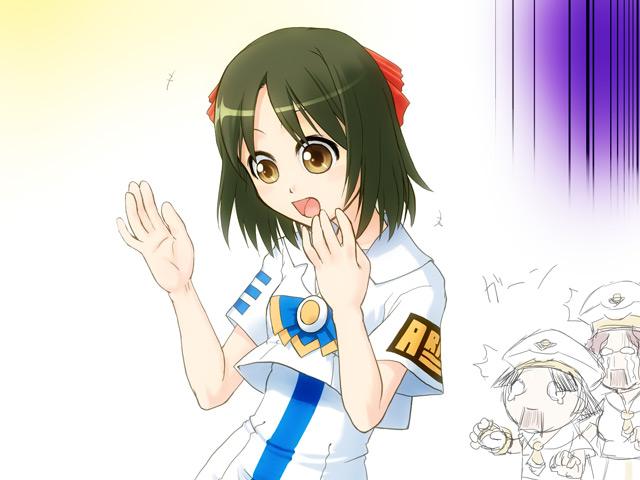 aino ai, yumeno anzu, and atora monteverdi (aria) drawn by caryo and takeda_yukimura