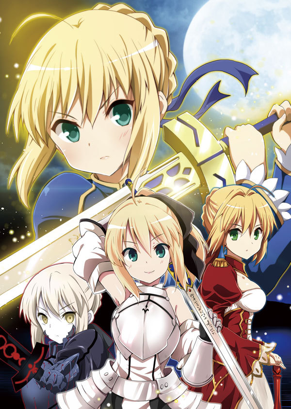 artoria pendragon, saber, nero claudius, saber alter, and saber lily (fate and 4 more) drawn by ragho_no_erika