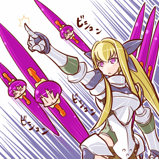 finnel and sakia-rumei (ar tonelico and 1 more) drawn by darui_hito