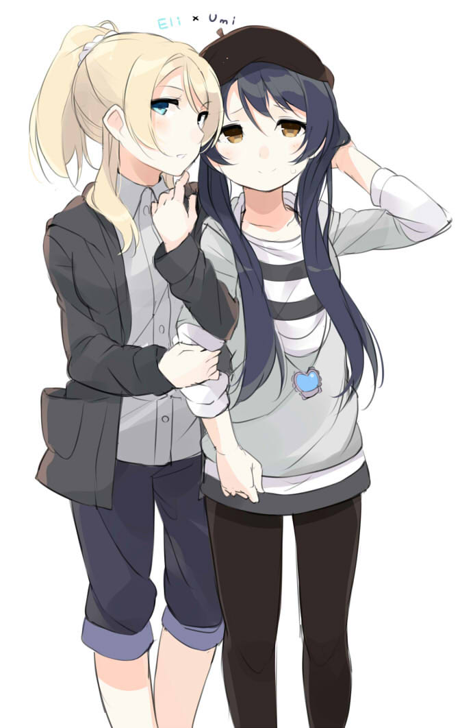 sonoda umi and ayase eli (love live! and 1 more) drawn by totoki86