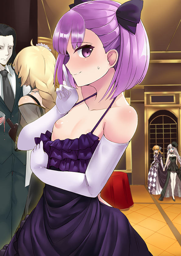 jeanne d'arc, marie antoinette, helena blavatsky, gilles de rais, and chevalier d'eon (fate and 2 more) drawn by senbon_tsuki