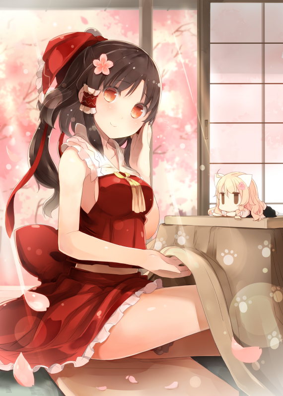 hakurei reimu and kirisame marisa (touhou) drawn by shin_(new)