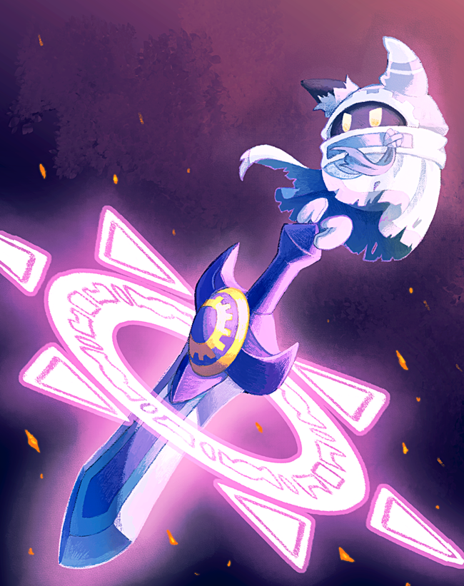 magolor and interdimensional magolor (kirby and 2 more) drawn by kakuredo_ura