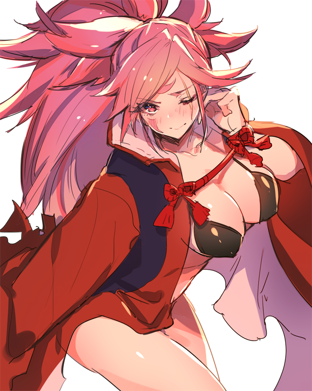 baiken (guilty gear and 1 more) drawn by oro_(sumakaita)